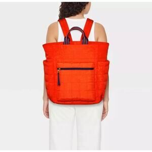 Universal Thread Soft Utility Square Backpack Orange, 100% Recycled Nylon sale!!